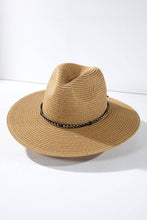 Load image into Gallery viewer, Braided Double Band Panama Hat
