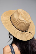 Load image into Gallery viewer, Braided Double Band Panama Hat

