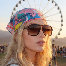 Load image into Gallery viewer, Plastic Aviator Frame Sunglasses

