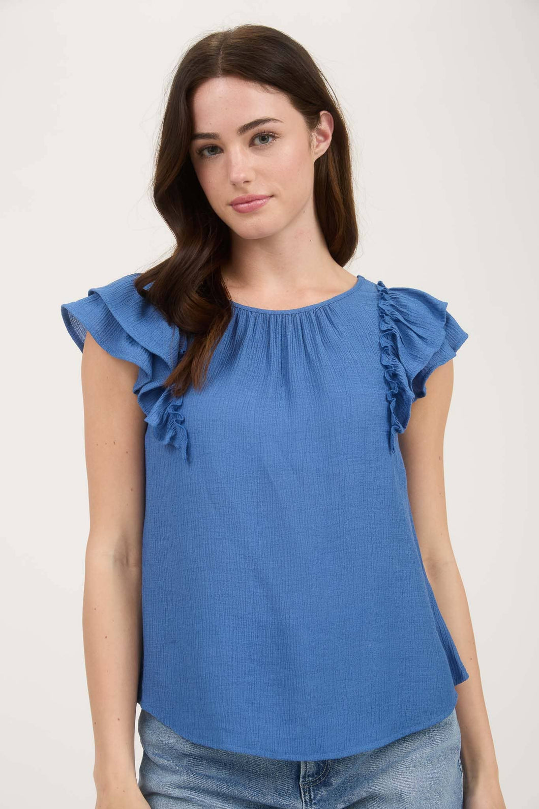 Back Bow Short Sleeve Top