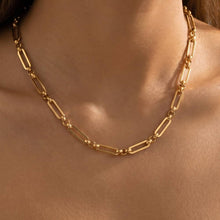 Load image into Gallery viewer, Stainless Steel Dainty Oval Chain Link Necklace
