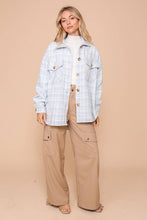 Load image into Gallery viewer, Fall Vibes Plaid Print Shacket
