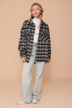 Load image into Gallery viewer, Fall Vibes Plaid Print Shacket
