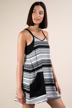 Load image into Gallery viewer, Striped Mini Dress W/ Shorts
