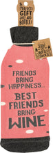 Load image into Gallery viewer, Friends Bring Happiness Bottle Sock
