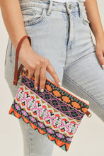 Load image into Gallery viewer, Aztec Crossbody &amp; Wristlet Bag
