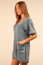 Load image into Gallery viewer, Mineral Washed Oversized Romper
