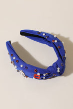 Load image into Gallery viewer, USA Charm Knot Headband
