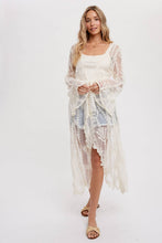 Load image into Gallery viewer, BOHO EMBROIDERY LACE DUSTER
