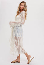 Load image into Gallery viewer, BOHO EMBROIDERY LACE DUSTER
