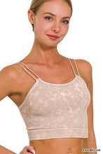 Load image into Gallery viewer, WASHED RIBBED SEAMLESS DOUBLE STRAP BRAMI
