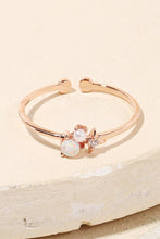 Load image into Gallery viewer, Gold Dipped Delicate Opal Star Ring
