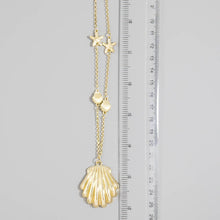 Load image into Gallery viewer, Shell And Starfish Station Chain Necklace
