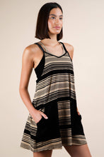 Load image into Gallery viewer, Striped Mini Dress W/ Shorts
