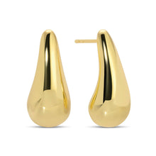 Load image into Gallery viewer, Narrow Teardrop Stud Earrings
