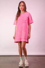 Load image into Gallery viewer, Mineral Washed Oversized Mini Dress
