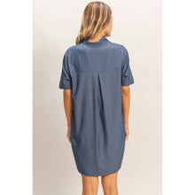 Load image into Gallery viewer, Collared Shirt Dress
