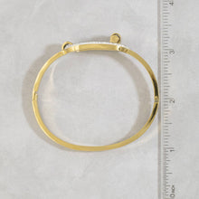 Load image into Gallery viewer, Stainless Steel Pave Crystal Link Toggle Bracelet
