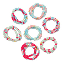Load image into Gallery viewer, Assorted Color 2mm Stretch Seed Bead Rings
