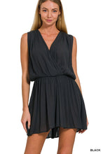 Load image into Gallery viewer, DRAPED ROMPER W TIE OPEN BACK
