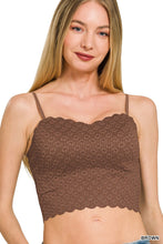 Load image into Gallery viewer, SEAMLESS LACE BRALETTE WITH BRA PADS

