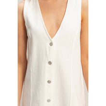 Load image into Gallery viewer, V-Neck Button-Front Denim Dress
