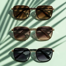 Load image into Gallery viewer, Gradient Lens Square Frame Sunglasses
