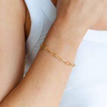 Load image into Gallery viewer, Paperclip Chain Bracelet, Water-Resistant
