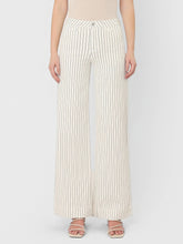 Load image into Gallery viewer, HIGH RISE FULL LENGTH STRIPED WIDE LEG JEANS V3836STR
