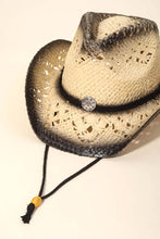 Load image into Gallery viewer, Rope Strap Straw Braided Cowboy Hat
