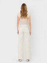 Load image into Gallery viewer, HIGH RISE FULL LENGTH STRIPED WIDE LEG JEANS V3836STR
