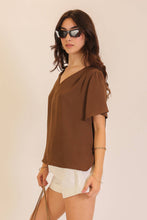 Load image into Gallery viewer, Effortless Grace V-Neck Blouse
