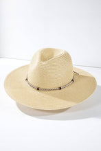 Load image into Gallery viewer, Braided Double Band Panama Hat
