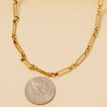 Load image into Gallery viewer, Stainless Steel Dainty Oval Chain Link Necklace
