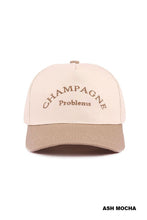 Load image into Gallery viewer, Champagne Problems Two Tone Canvas Cotton Cap
