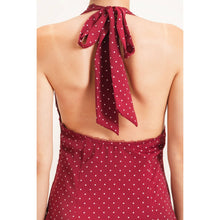 Load image into Gallery viewer, Polka Dot Halter Dress
