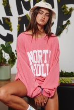 Load image into Gallery viewer, NORTH CAROLINA Oversized Graphic Sweatshirt
