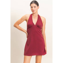 Load image into Gallery viewer, Polka Dot Halter Dress
