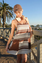 Load image into Gallery viewer, Striped Mini Dress W/ Shorts

