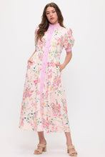 Load image into Gallery viewer, Floral Shirt Midi Dress
