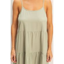 Load image into Gallery viewer, Tiered Spaghetti Strap Dress
