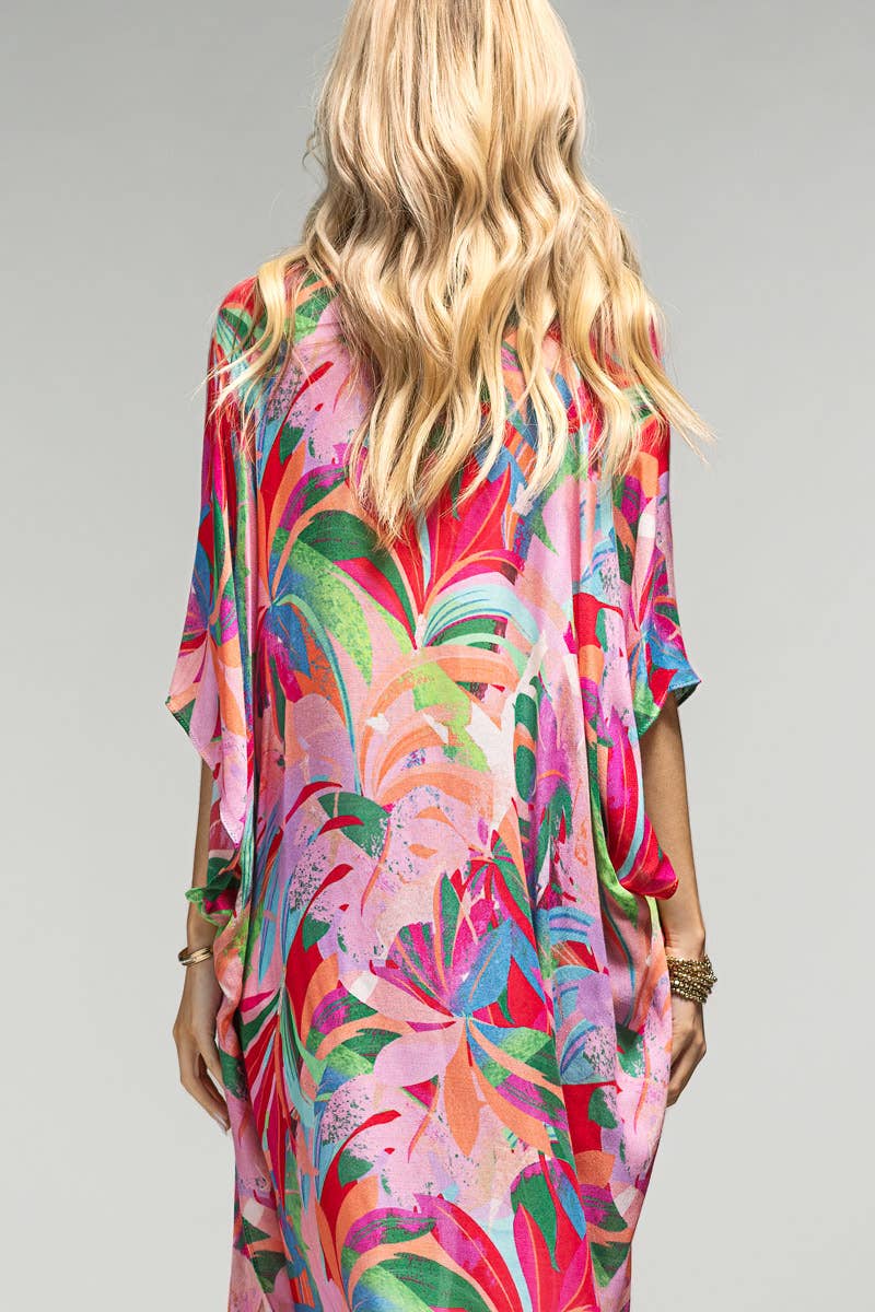 Botanical Floral Kimono