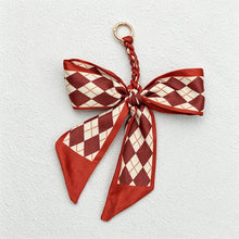 Load image into Gallery viewer, CouldNook Red Series Bow Bag Charm - Soft Bag Accent
