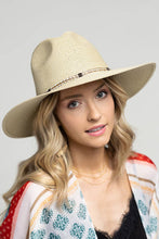 Load image into Gallery viewer, Braided Double Band Panama Hat
