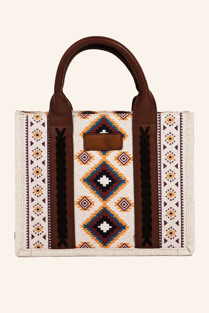 Boho Western Pattern Square Bag