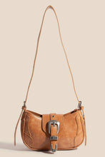 Load image into Gallery viewer, Western Buckle Accent Multi Panel Shoulder Bag
