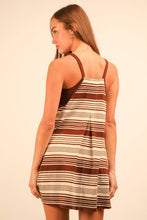 Load image into Gallery viewer, Striped Mini Dress W/ Shorts
