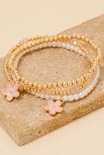 Load image into Gallery viewer, Epoxy Flower Charms Bracelet Set
