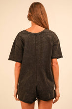 Load image into Gallery viewer, Mineral Washed Oversized Romper
