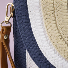 Load image into Gallery viewer, Arch Woven Straw Envelope Clutch
